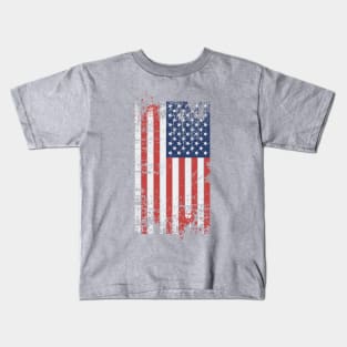 American Flag 4th of July Kids T-Shirt